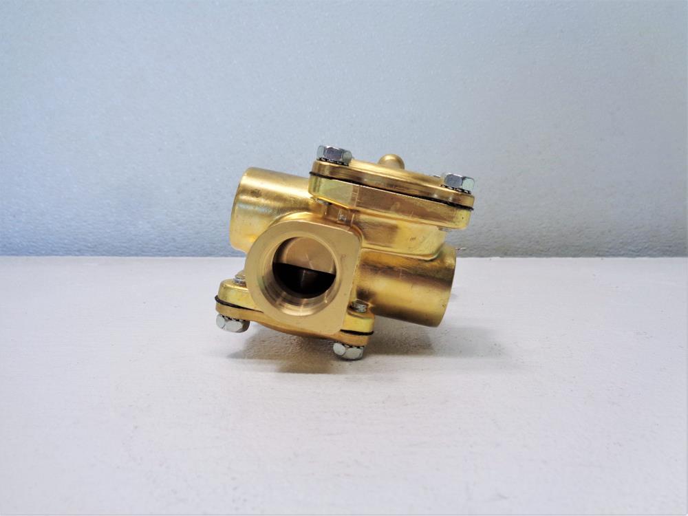 ASCO 3/4" NPT 3-Way Brass Solenoid Valve EF8316G074 & EF8016G1